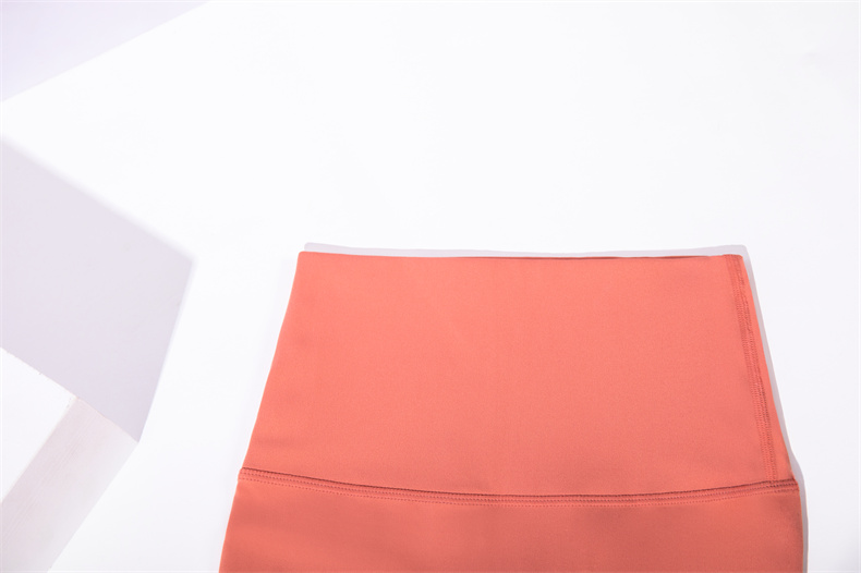 Women's High-Waist Yoga Leggings – 80% Nylon 20% Spandex, Barely There Comfortable Fabric – Perfect for Yoga, Gym, Running – Brown (SKU: CK1237) - Image 5