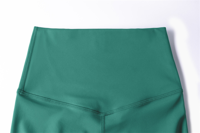 Women's High Waisted Yoga Leggings – Seamless Front Design, No Visible Panty Lines – 80% Nylon 20% Lycra, 220g/m² Sweat-Wicking Fabric – Perfect for Gym, Yoga, Running – SKU: CK1237 - Image 4