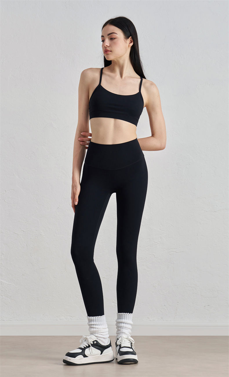 WX52001 Women's Yoga Sports Bra - 82% Nylon + 18% Spandex, 220gsm, Y-Back Design, Thin Adjustable Straps, Perfect for Workout, Gym, Yoga & Daily Wear - Image 3