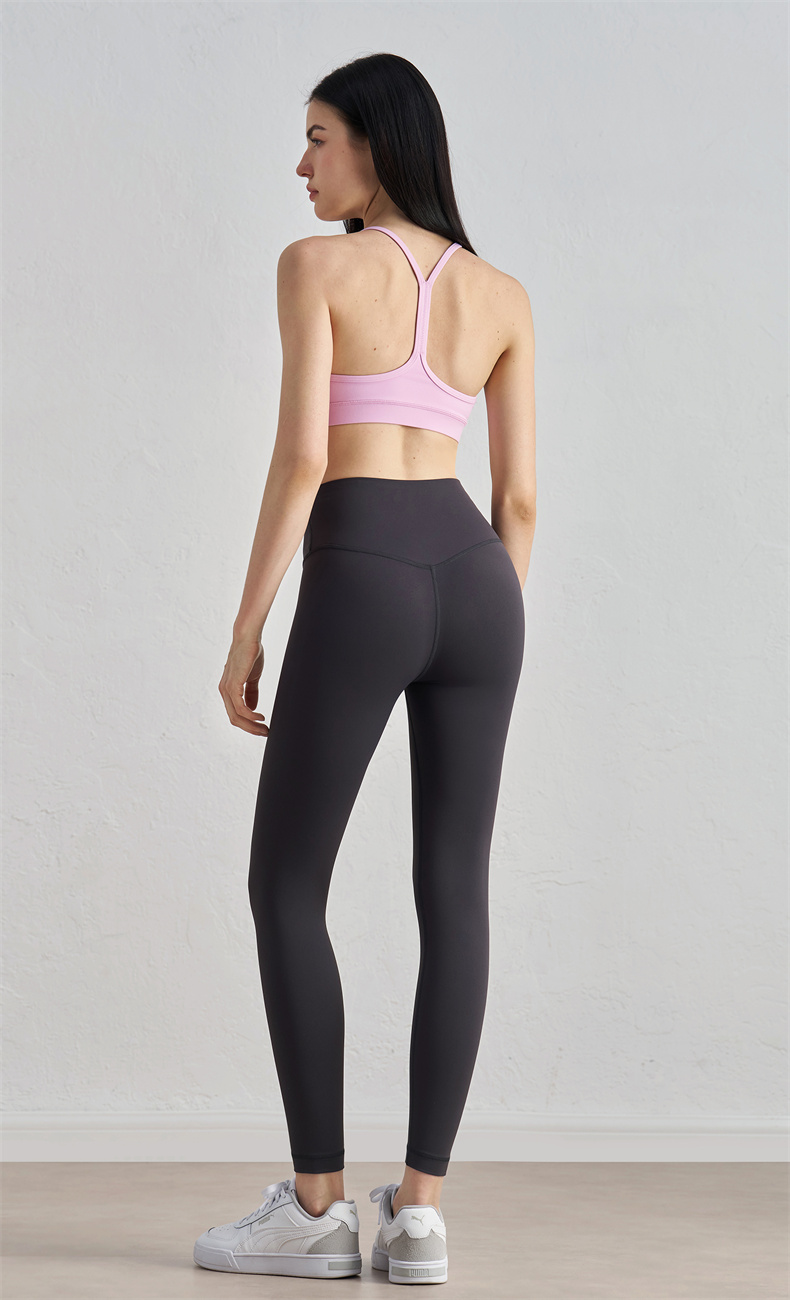 WX52001 Women's Yoga Sports Bra - 82% Nylon + 18% Spandex, 220gsm, Y-Back Design, Thin Adjustable Straps, Perfect for Workout, Gym, Yoga & Daily Wear - Image 4