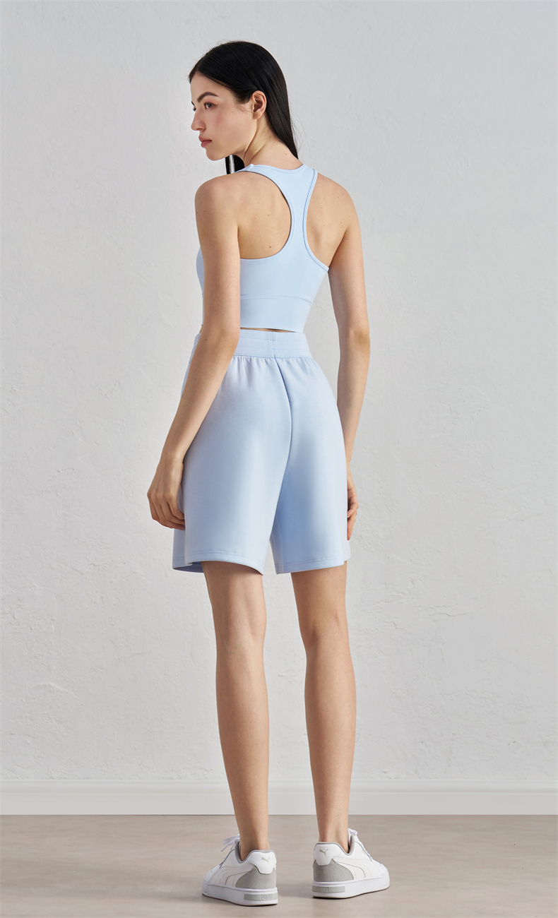 WX52006 Women's Yoga Sports Bra - 82% Nylon + 18% Spandex, 220gsm, U-Neck Design, Open Back with Wide Waistband, Perfect for Workout, Gym, Yoga & Daily Wear - Image 4