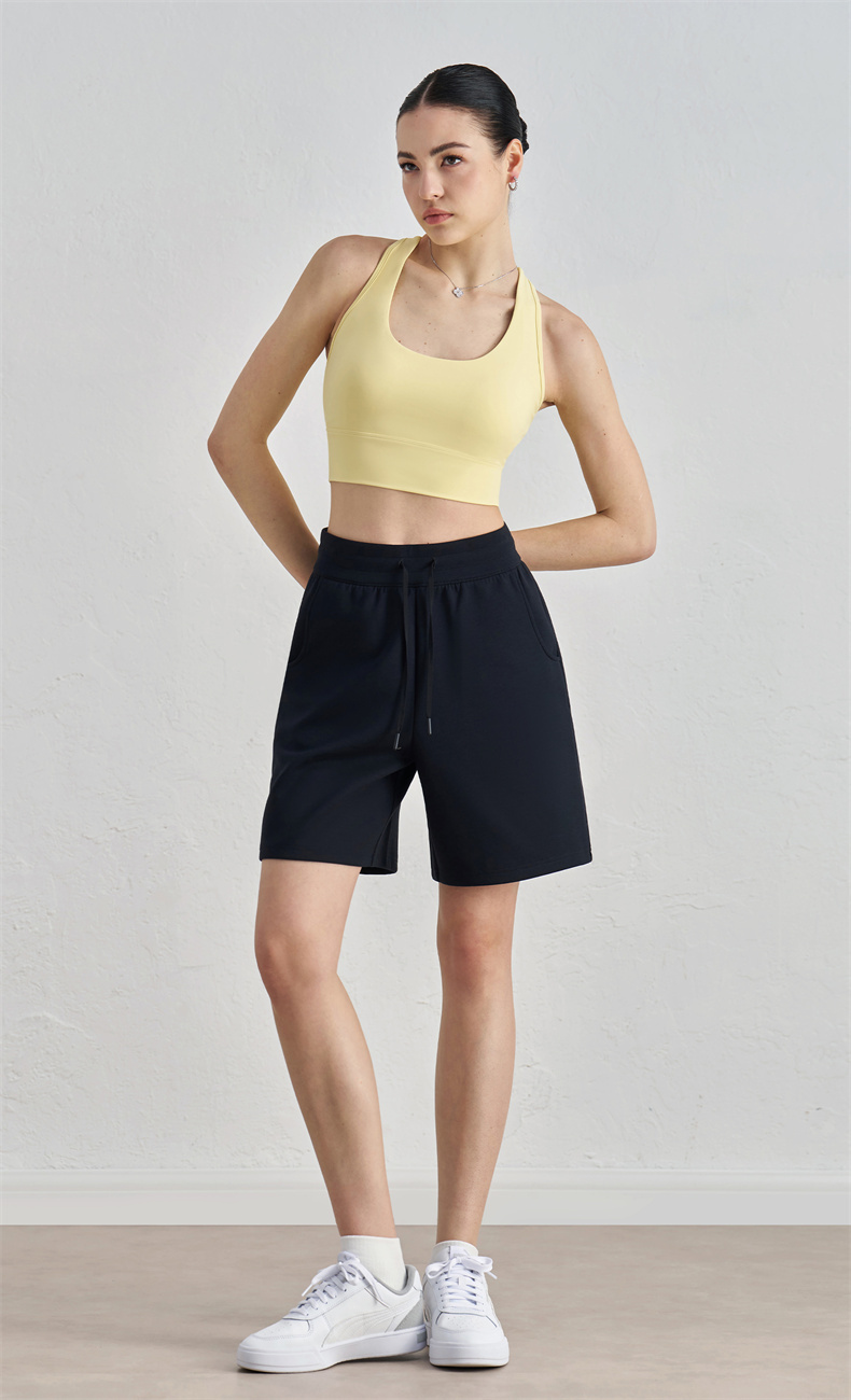 WX52006 Women's Yoga Sports Bra - 82% Nylon + 18% Spandex, 220gsm, U-Neck Design, Open Back with Wide Waistband, Perfect for Workout, Gym, Yoga & Daily Wear - Image 6