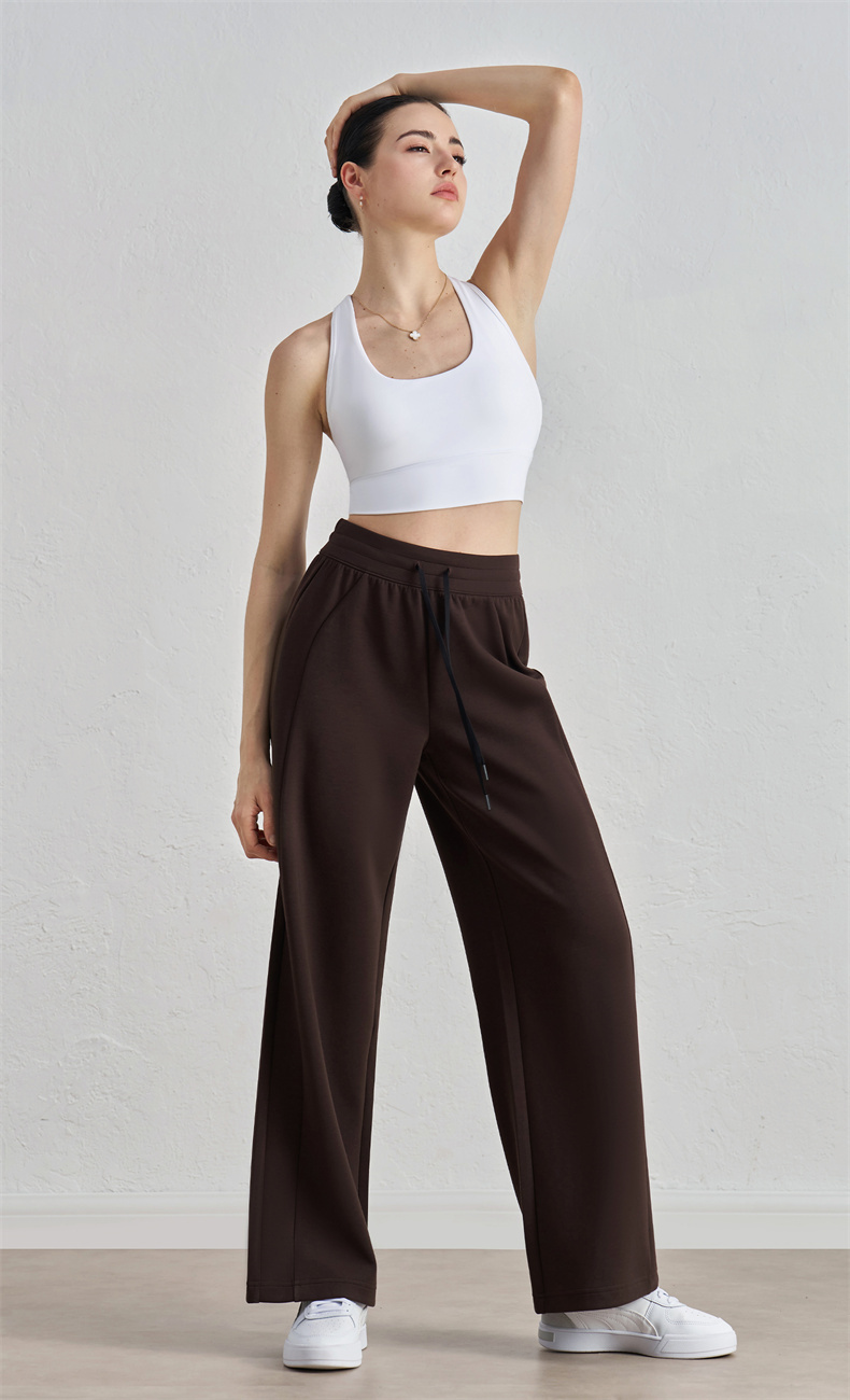 WX52006 Women's Yoga Sports Bra - 82% Nylon + 18% Spandex, 220gsm, U-Neck Design, Open Back with Wide Waistband, Perfect for Workout, Gym, Yoga & Daily Wear - Image 8