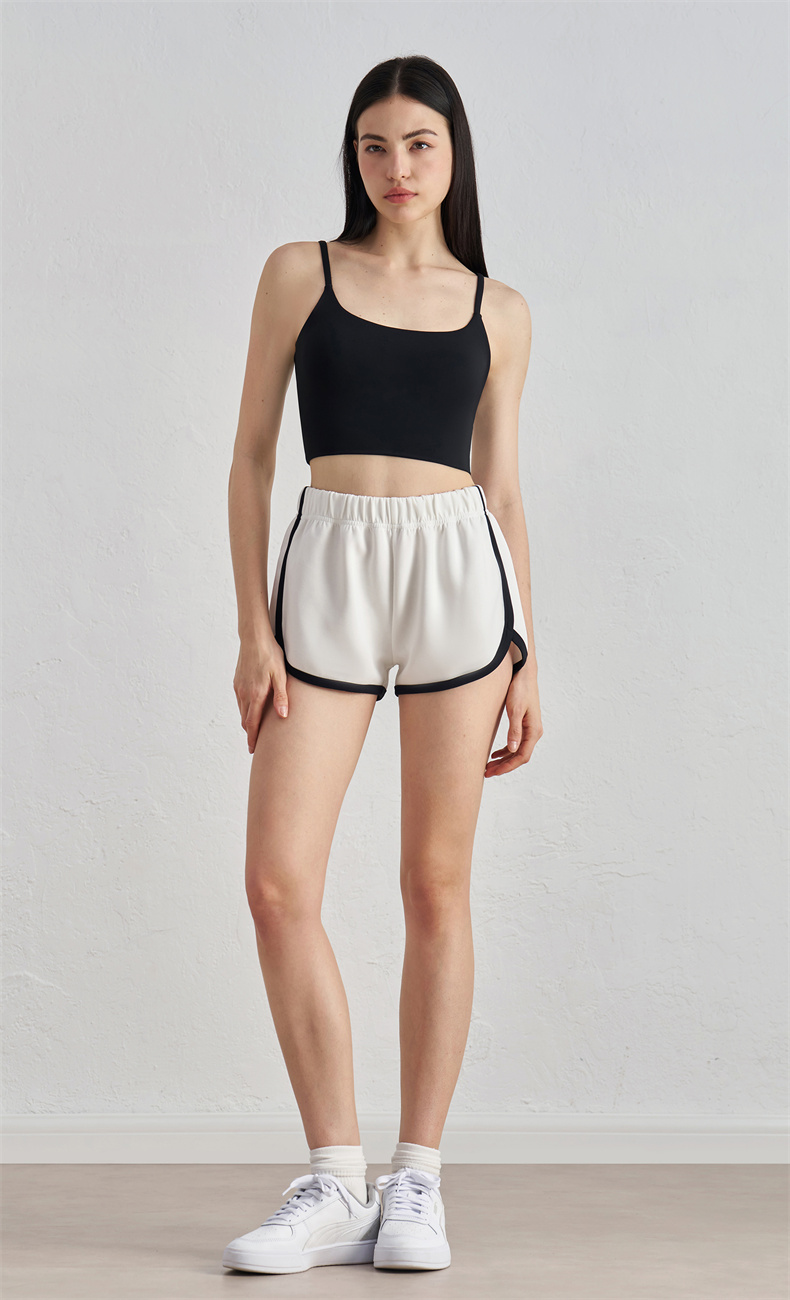 WX52009 Women's Yoga Sports Bra - 91% Nylon + 9% Spandex, 150gsm, Large U-Neck Design, Butterfly Back Detail, Perfect for Workout, Gym, Yoga & Daily Wear - Image 9