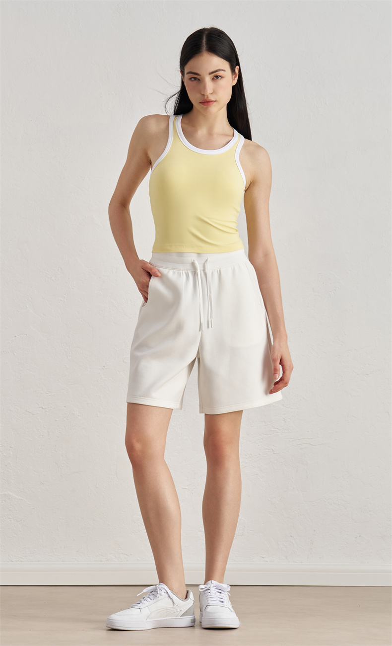 WX52010 Women's Yoga Sports Bra - 82% Nylon + 18% Spandex, 220gsm, Round Neck Design, Y-Back Support, Perfect for Workout, Gym, Yoga & Daily Wear - Image 3