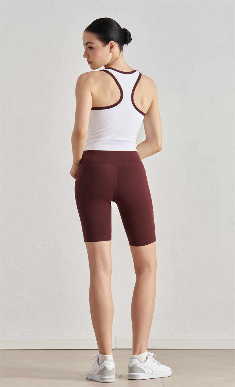 WX52010 Women's Yoga Sports Bra - 82% Nylon + 18% Spandex, 220gsm, Round Neck Design, Y-Back Support, Perfect for Workout, Gym, Yoga & Daily Wear - Image 6