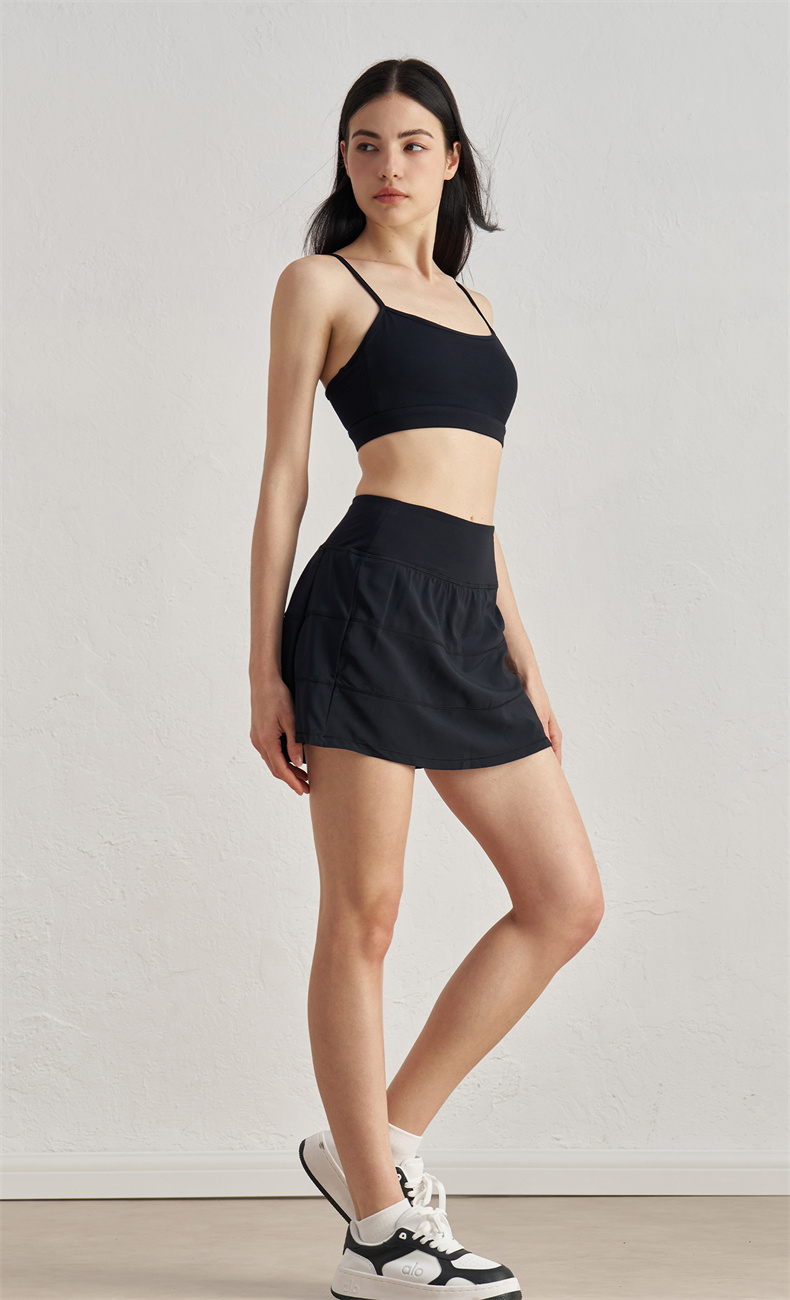 WX52011 Women's Yoga Sports Bra - 82% Nylon + 18% Spandex, 220gsm, Minimalist Design, Soft Elastic Back Straps, Perfect for Workout, Gym, Yoga & Daily Wear - Image 6