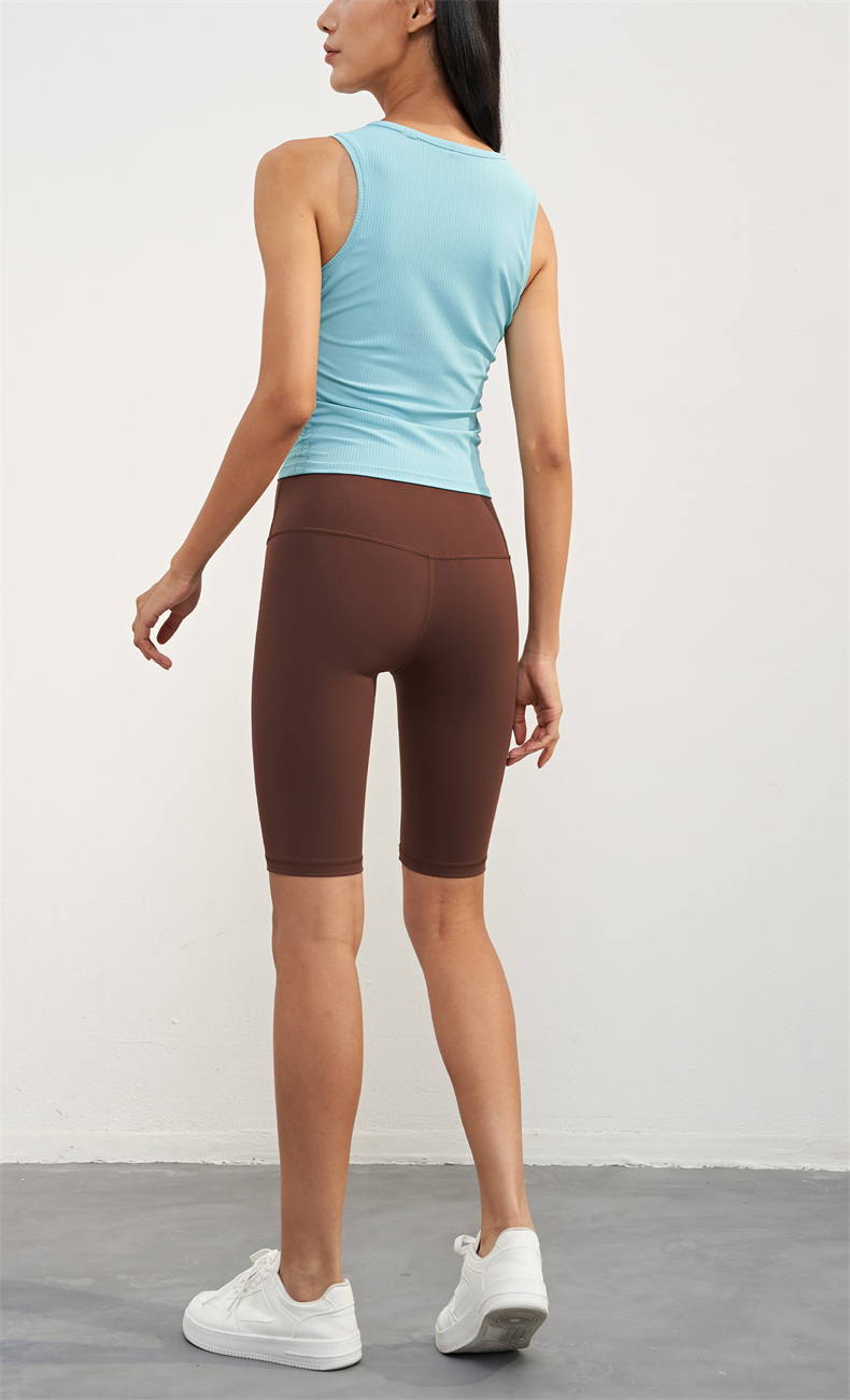 BX1584 Women's Yoga Sports Bra - 78% Nylon + 22% Spandex, 220gsm, Side Pleats for Slimming Fit, Waist Cinching Design, Perfect for Workout, Gym, Yoga & Daily Wear - Image 3