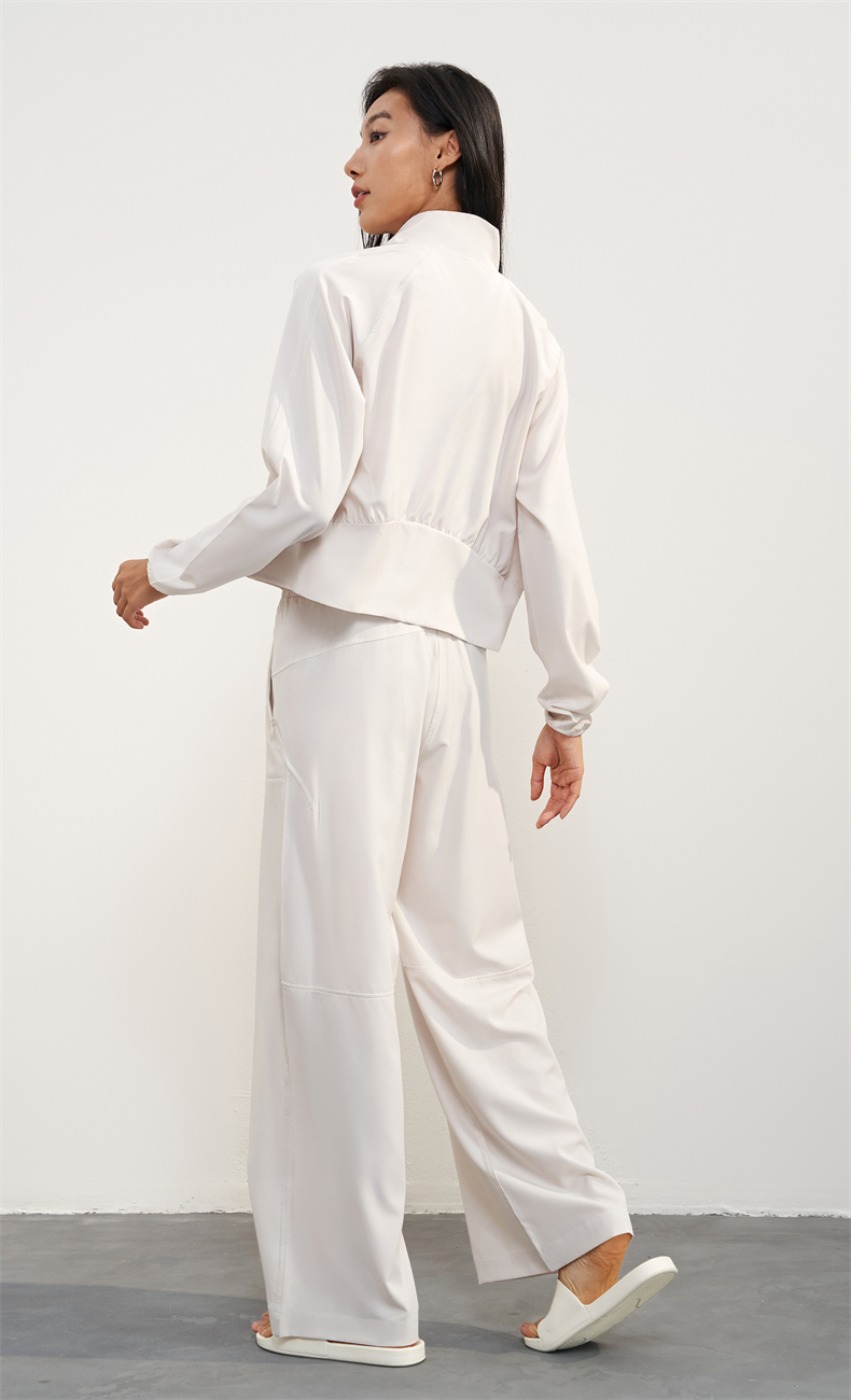 WT1600 Women's Lightweight Sun Protection Jacket - 91% Polyester + 9% Spandex, 110gsm, Stand Collar Design, Anti-Slip Zipper, Perfect for Outdoor Activities & Daily Wear - Image 5