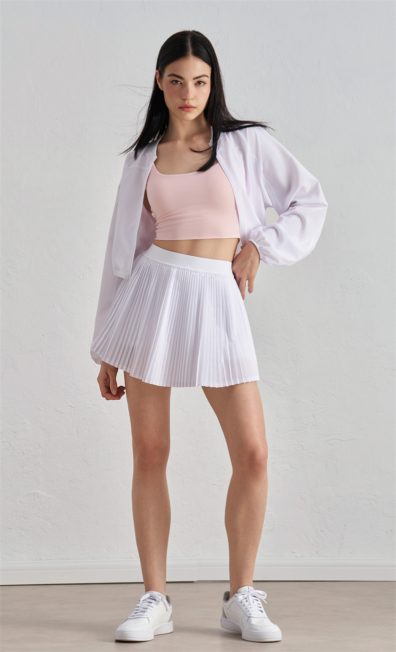 WT52017 Women's Lightweight Sun Protection Jacket - 91% Polyester + 9% Spandex (Body), 80% Nylon + 20% Spandex (Collar), 110gsm, Adjustable Neckline, Perfect for Outdoor Activities & Daily Wear - Image 3