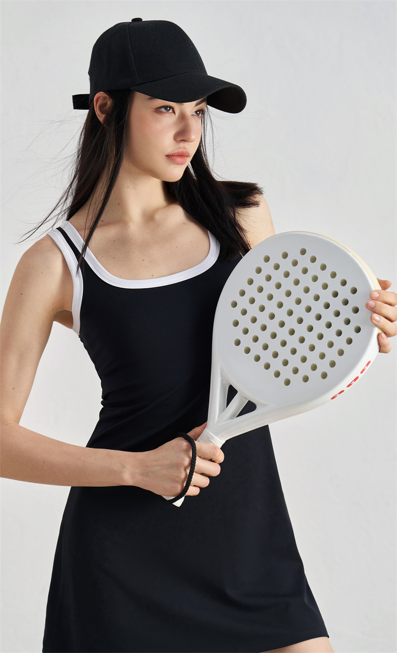 LYQ52042 NULS Youth Edition Sleeveless Tennis Skirt – Color-Blocked Design, High-Elastic Waist, Comfortable Sportswear - Image 8