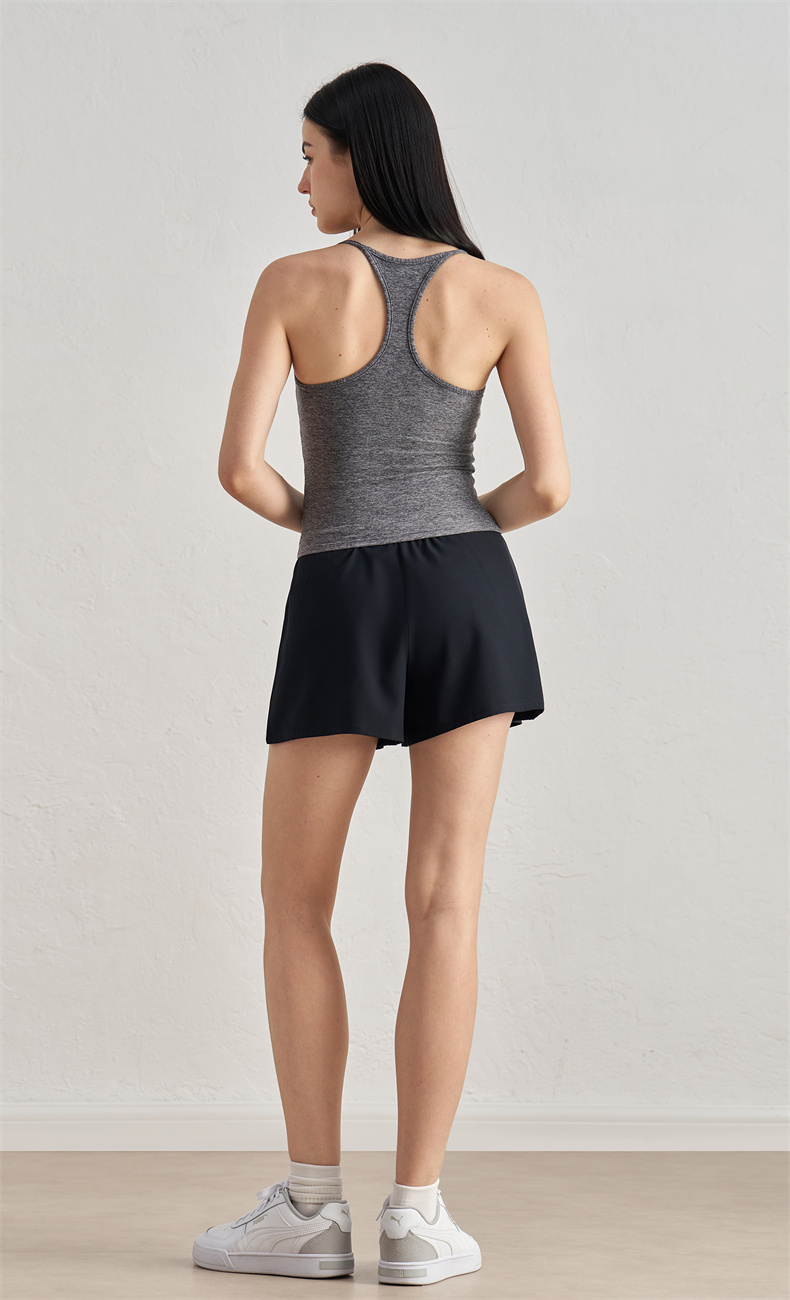 SZ Series High-Waisted Yoga Skirt – 91% Polyester 9% Spandex, 110gsm, Cross-V Waistband & Loose Fit, Lightweight Workout Skirt, DK52022 - Image 5