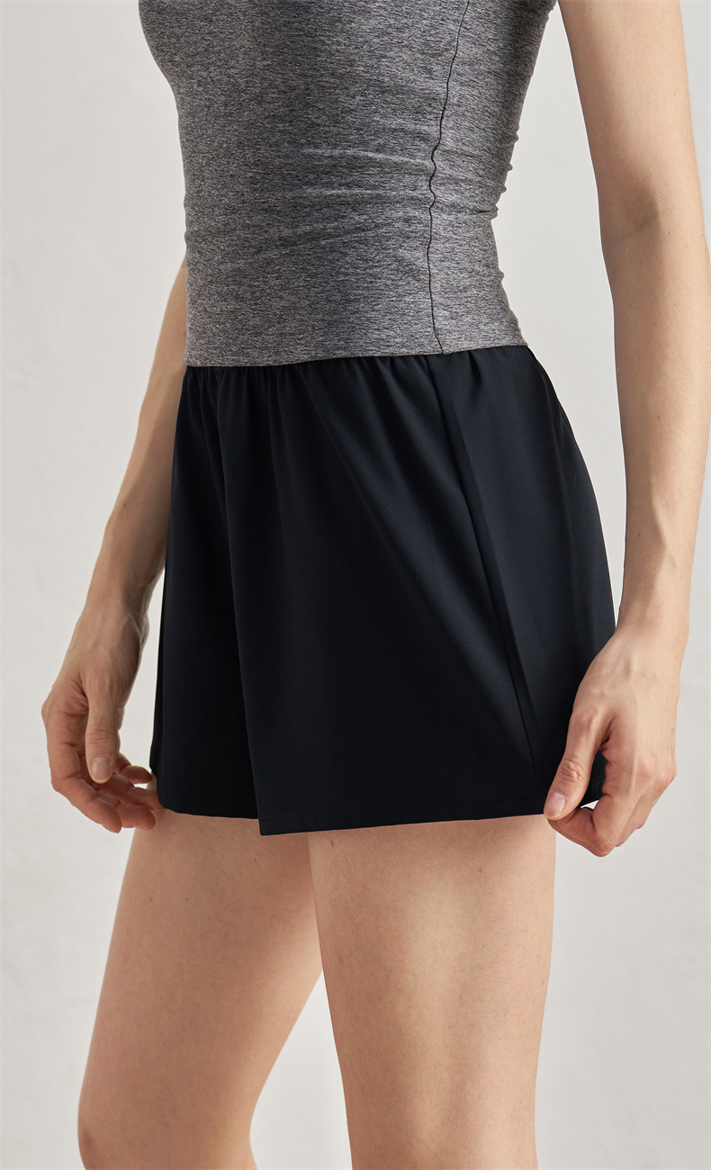 SZ Series High-Waisted Yoga Skirt – 91% Polyester 9% Spandex, 110gsm, Cross-V Waistband & Loose Fit, Lightweight Workout Skirt, DK52022 - Image 6