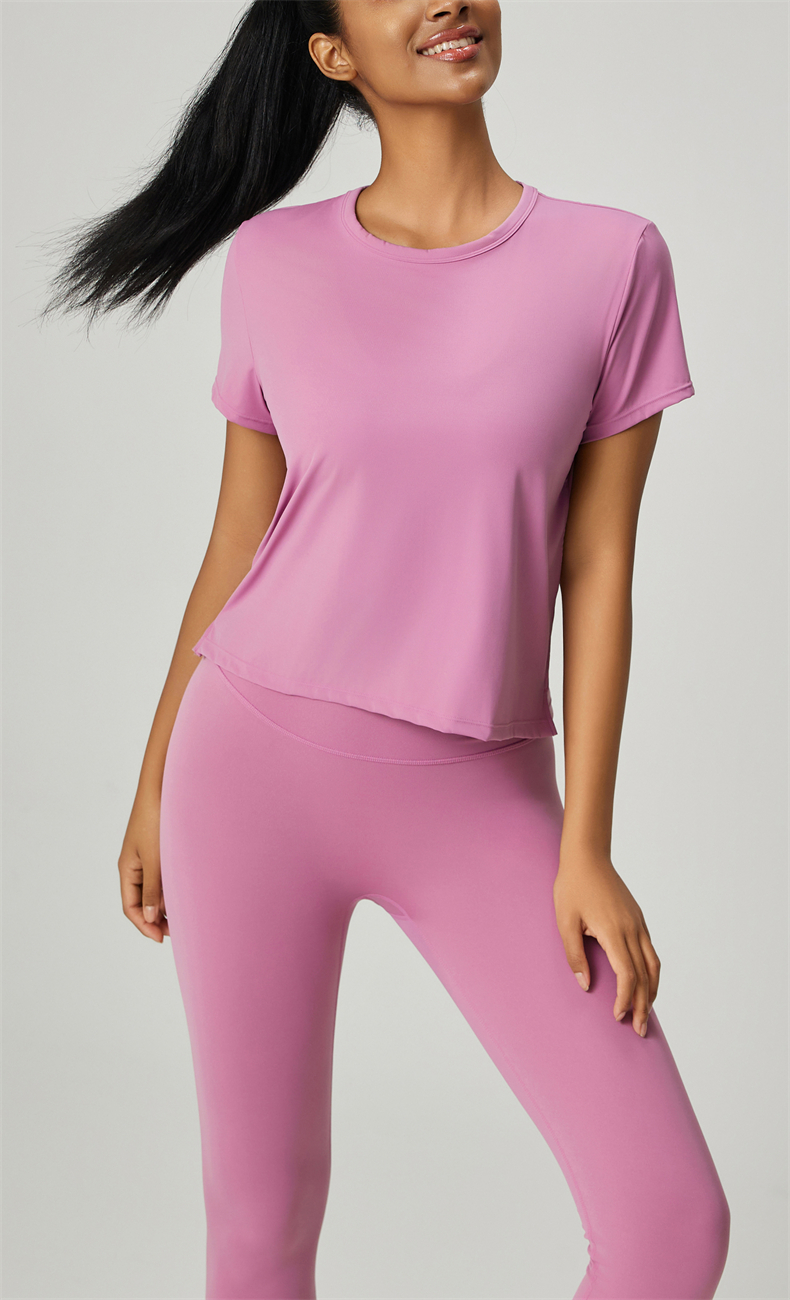 Light Nuls Yoga Top for Women – 80% Nylon 20% Spandex, 140g/m² Lightweight Stretchy Fitness Tank, SKU: TX1590 - Image 3