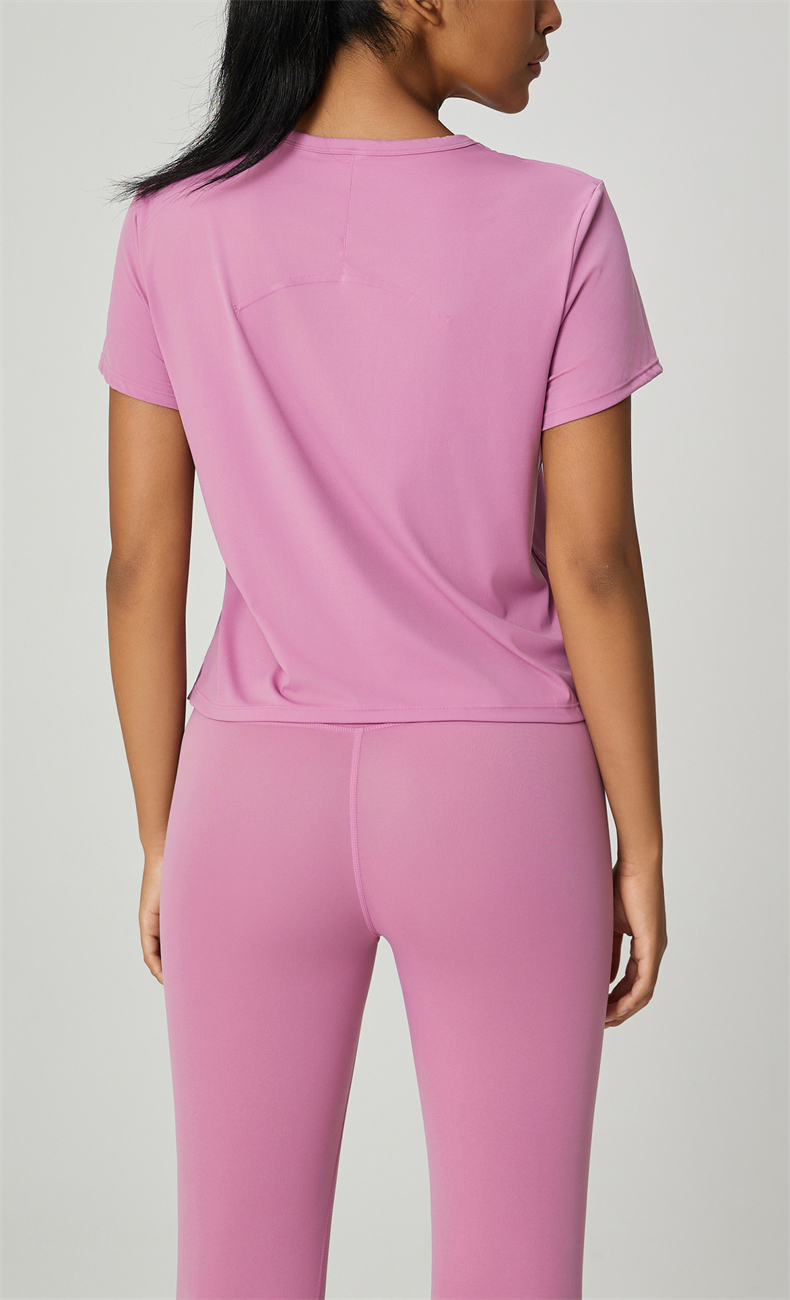 Light Nuls Yoga Top for Women – 80% Nylon 20% Spandex, 140g/m² Lightweight Stretchy Fitness Tank, SKU: TX1590 - Image 4