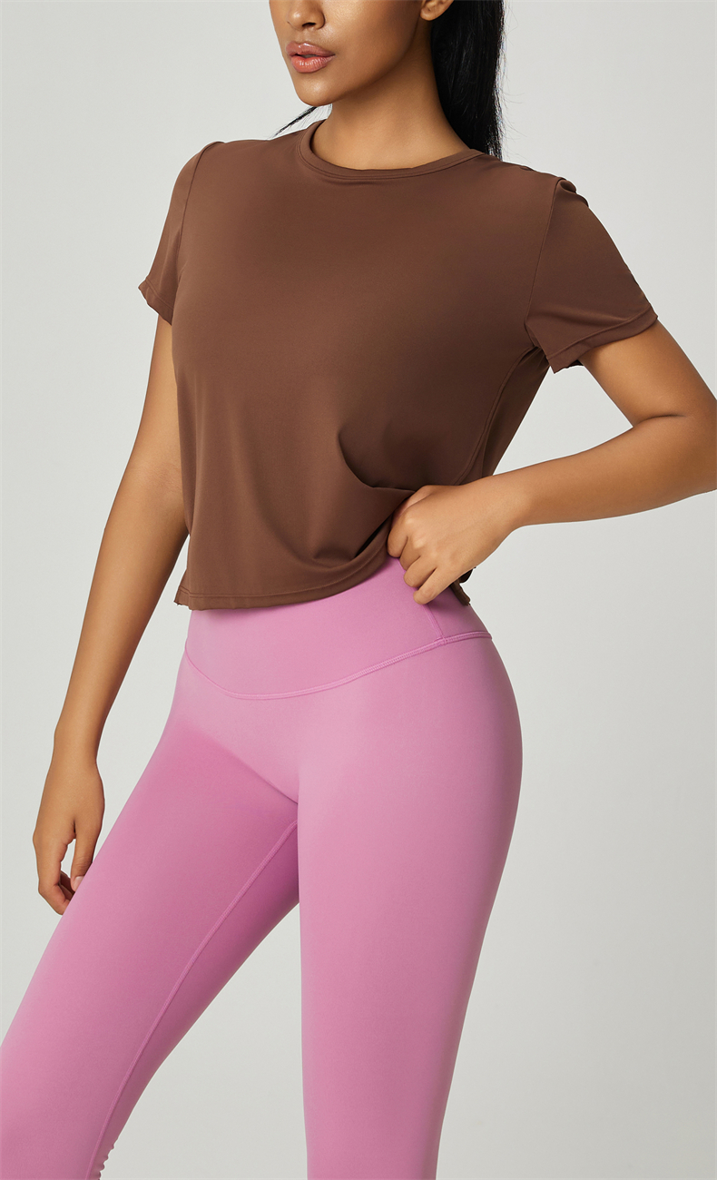 Light Nuls Yoga Top for Women – 80% Nylon 20% Spandex, 140g/m² Lightweight Stretchy Fitness Tank, SKU: TX1590 - Image 6