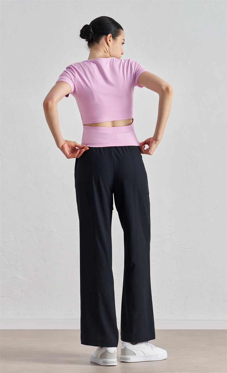 Soft Nuls Yoga Top for Women – 91% Nylon 9% Spandex, 150g/m² Lightweight Stretchy Fitness Tank, SKU: TX52016 - Image 5