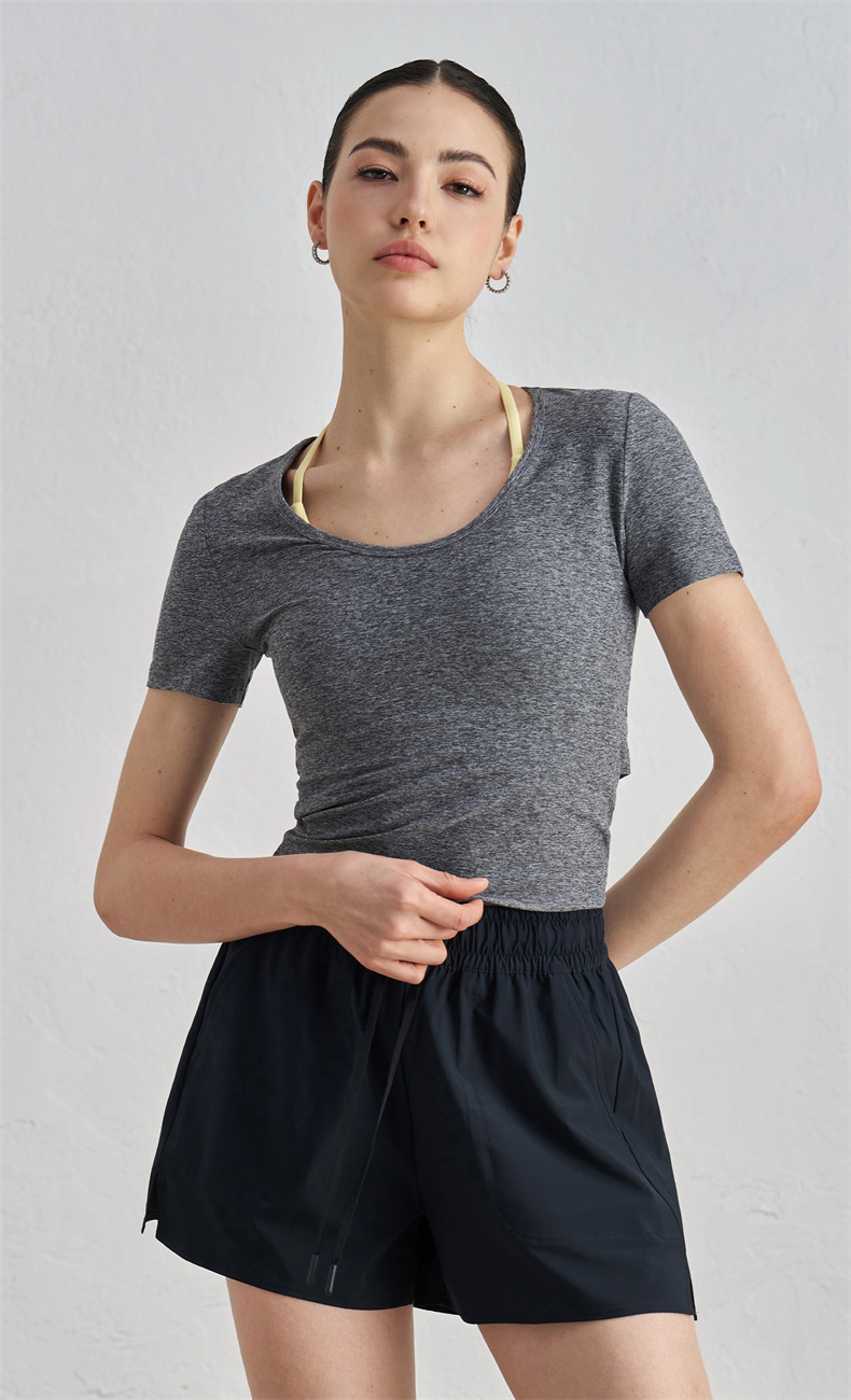 Soft Nuls Yoga Top for Women – 91% Nylon 9% Spandex, 150g/m² Lightweight Stretchy Fitness Tank, SKU: TX52016 - Image 8