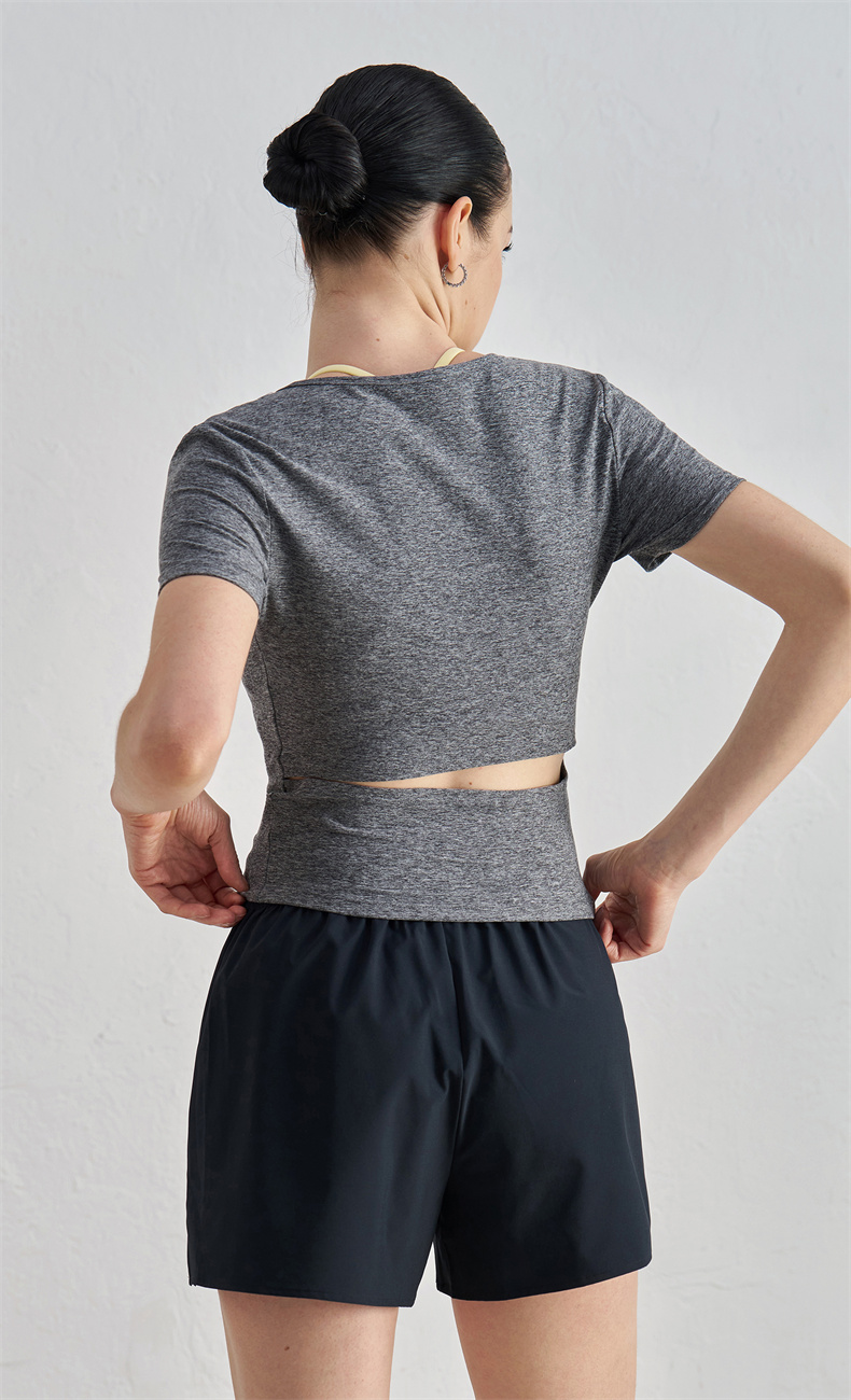 Soft Nuls Yoga Top for Women – 91% Nylon 9% Spandex, 150g/m² Lightweight Stretchy Fitness Tank, SKU: TX52016 - Image 9