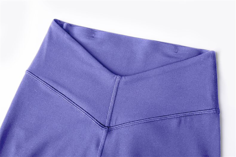 Women's High-Waist Yoga Leggings – 80% Nylon 20% Lycra, Barely There Comfortable Fabric – Perfect for Yoga, Gym, Running – Dark Blue (SKU: CK1595) - Image 6