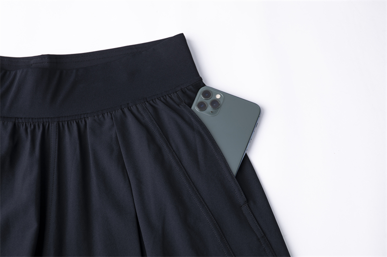 CK1601 Women's Wide-Leg Yoga Pants - UPF 50+ Sun Protection, Quick-Drying, Breathable Fabric, Double Side Pockets, Modern Straight Cut - Image 7