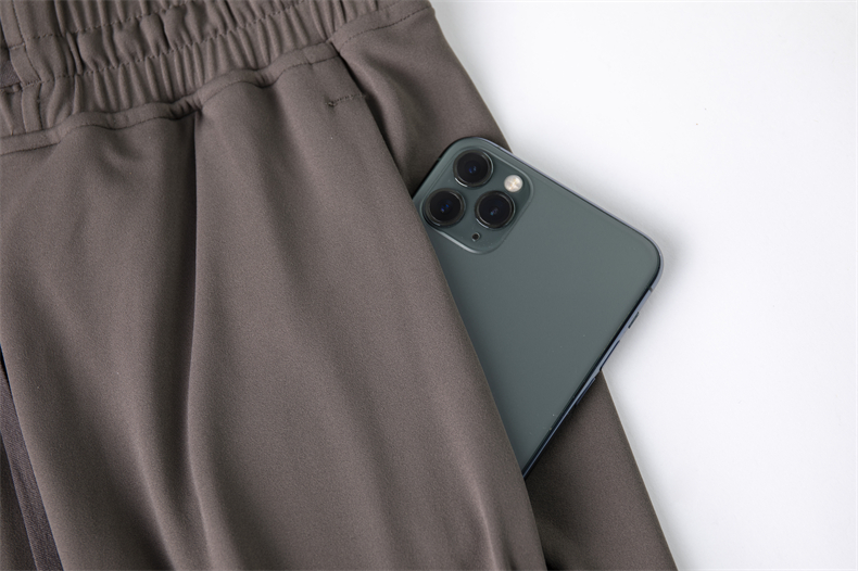 CK1609 Women's Antibacterial Yoga Pants - 82% Nylon + 18% Hyosung Spandex (220gsm), Drawstring Waistband, Split Ankle Design, Odor-Resistant & Stretchy for Workout, Gym, Yoga & Daily Wear - Image 8