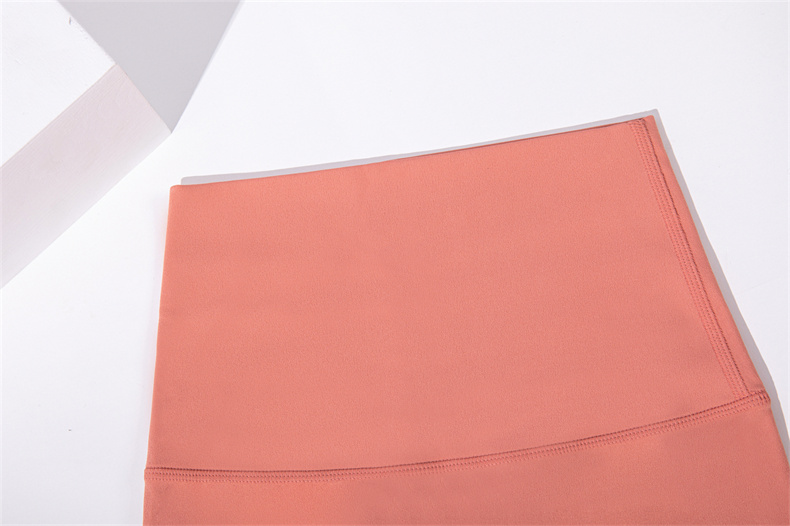 CK41038 Women's High-Waisted Antibacterial Yoga Leggings - 82% Nylon + 18% Spandex, 220gsm, Seamless Design, Pockets for Phone & Essentials, Perfect for Workout, Gym, Yoga & Daily Wear - Image 7