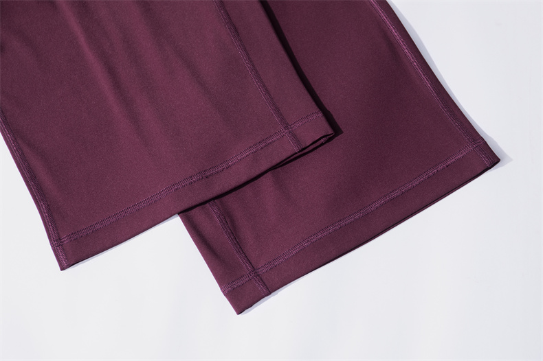 CK52032 Women's Yoga Pants - 82% Nylon + 18% Spandex, 220gsm, Anti-Slip Waistband, 7/8 Length Straight Cut, Perfect for Workout, Gym, Yoga & Daily Wear - Image 6