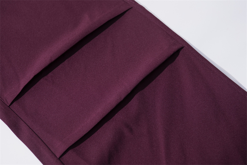 CK52034 Women's Wide-Leg Yoga Pants - 91% Polyester + 9% Spandex, 110gsm, Bell-Shaped Leg Design, Elastic Waistband, Perfect for Workout, Gym, Yoga & Daily Wear - Image 12