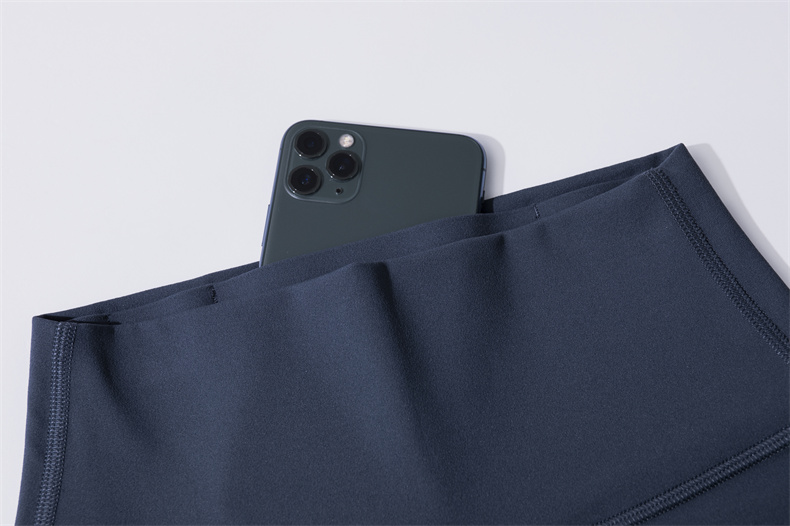 CK52035 Women's High-Waisted Yoga Leggings - 65% Nylon + 35% Spandex, 225gsm, Wide High-Waist Design, Peach Butt Shaping, Perfect for Workout, Gym, Yoga & Daily Wear - Image 9