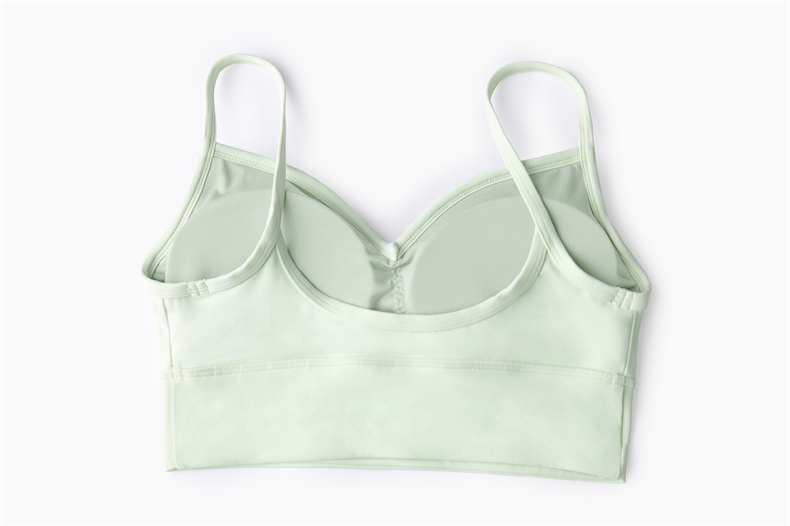 WX1594 Women's Yoga Sports Bra - 80% Nylon + 20% Spandex, 190gsm, Deep V-Neck Design, Deep U-Back for Support, Perfect for Workout, Gym, Yoga & Daily Wear - Image 9