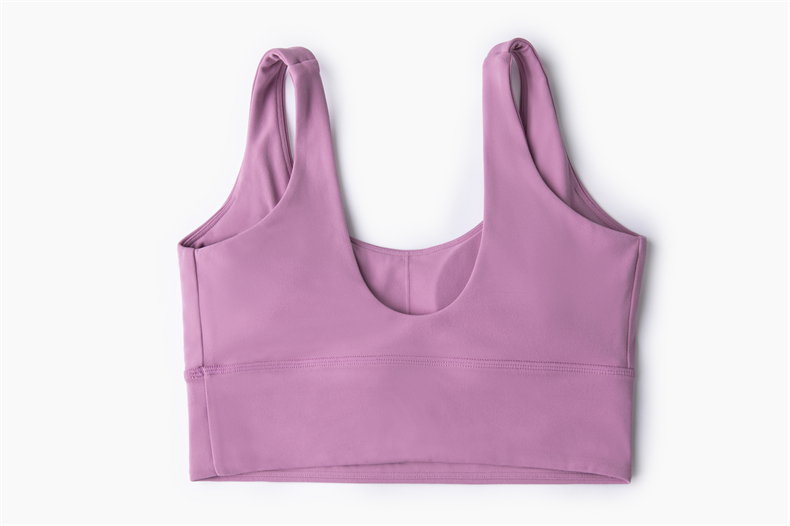 WX1617 Women's Yoga Sports Bra - 80% Nylon + 20% Spandex, 190gsm, U-Neck Design, Comfortable Fit for Workout, Gym, Yoga & Daily Wear - Image 10