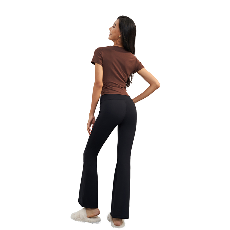 Nuls Ribbed Yoga Top for Women – 78% Nylon 22% Spandex, 220g/m² Lightweight Stretchy Fitness Tank, SKU: TX1585 - Premium yoga tops wholesale