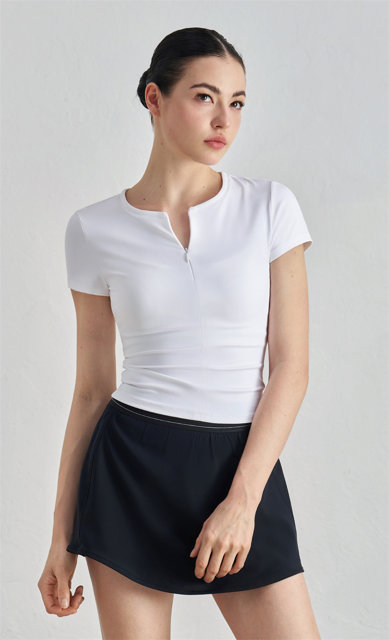 Nuls Youth Series Yoga Top for Women – 82% Nylon 18% Spandex, 220g/m² Lightweight Stretchy Fitness Tank, SKU: TX52015 - Image 7